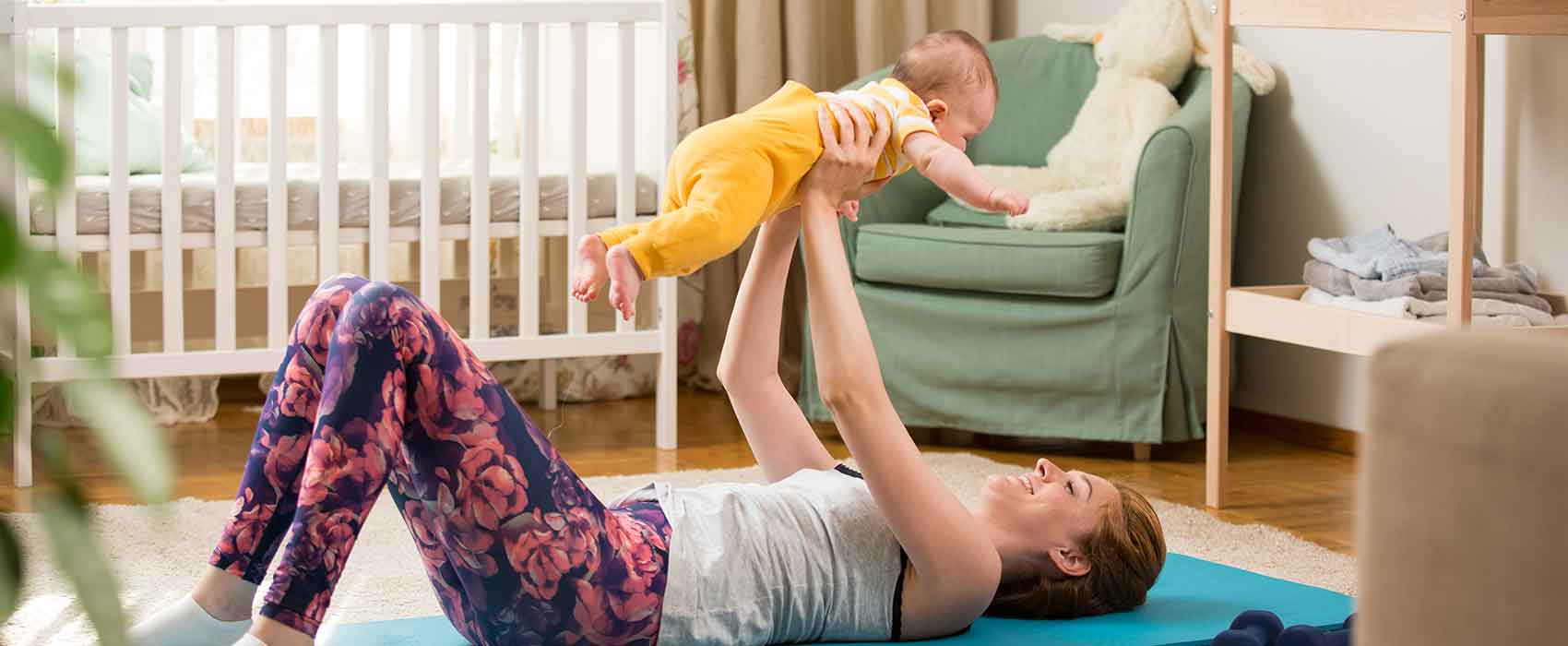 Quick postpartum online workout